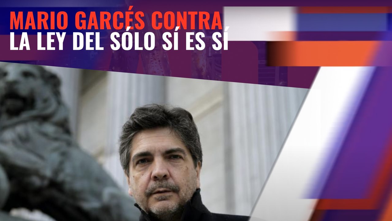 El portavoz del PP en el Congreso, Mario Garcés, arremete contra la ley de sólo sí es sí