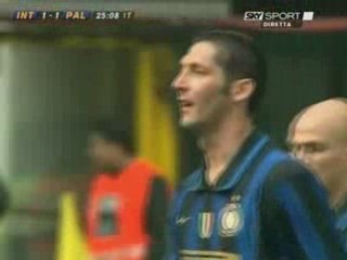 Inter - Palermo, 1 : 1, Materazzi (og)