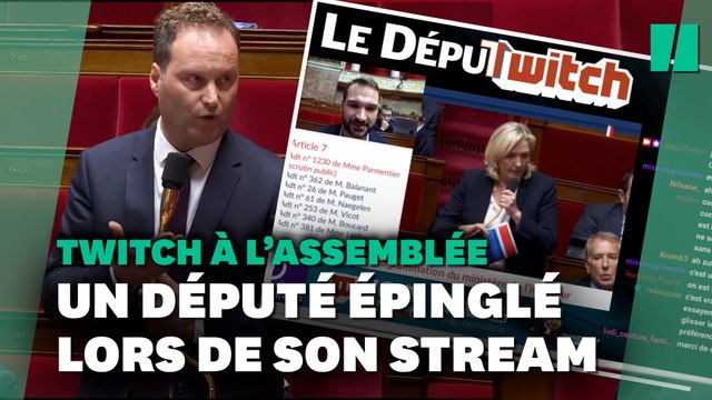 Ce député insoumis fait l’objet d’un rappel au règlement à cause de sa chaîne Twitch
