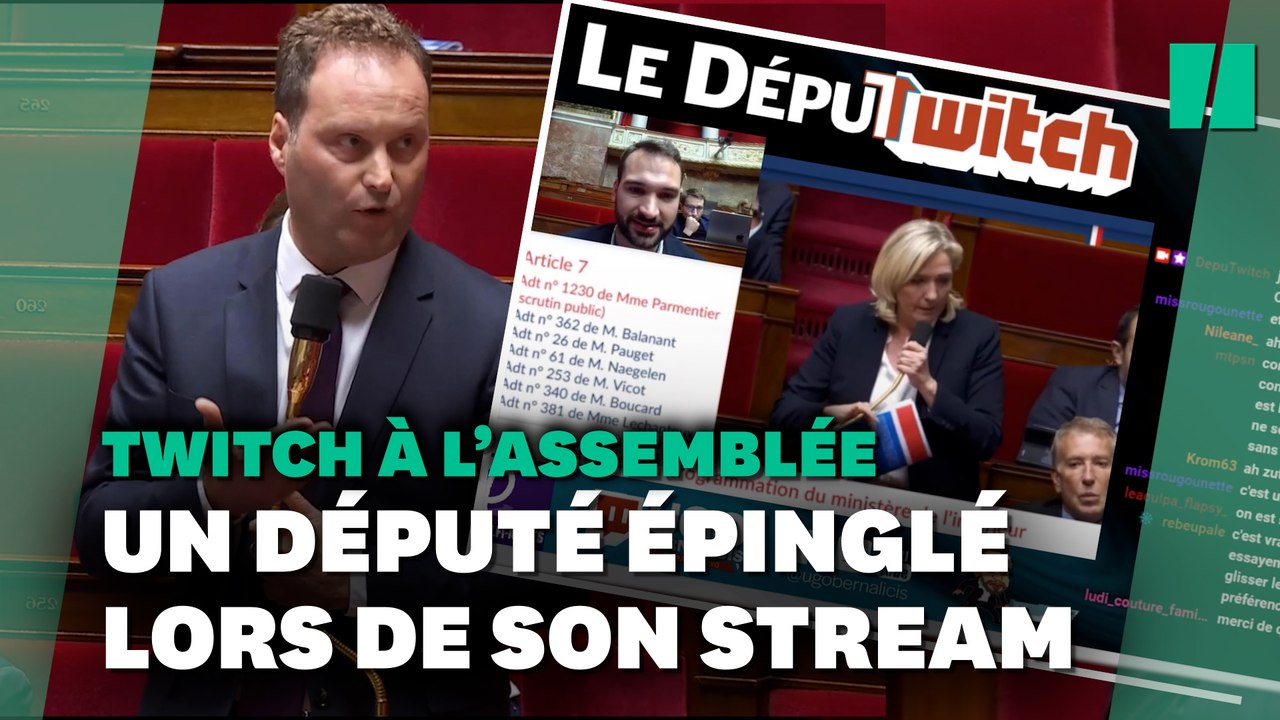 Ce député insoumis fait l’objet d’un rappel au règlement à cause de sa chaîne Twitch