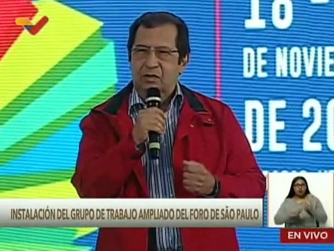 Adán Chávez: A pesar de la guerra contra el Foro de São Paulo nos motiva para seguir avanzando