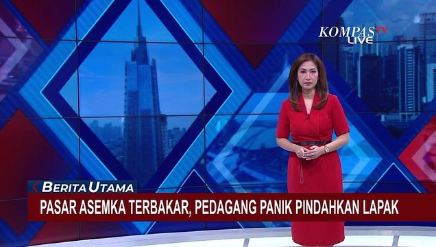 7 Kios Pedagang di Pasar Asemka Terbakar, Pedagang Panik Pindahkan Lapak!