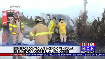 Desconocidos incendian _rapidito_ en desvío a Chotepe, La Lima