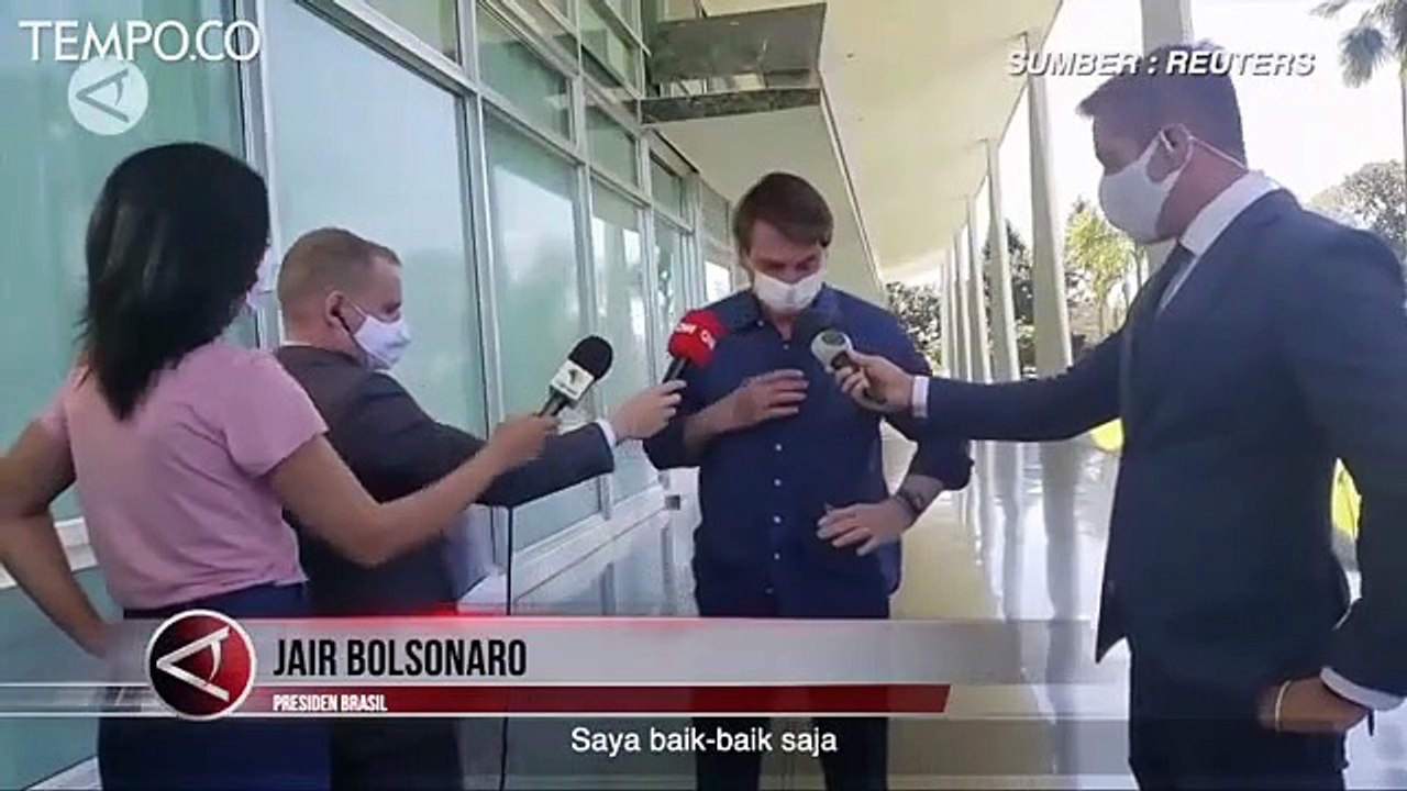 Presiden Brazil yang Positif COVID-19, Merasa Baik-baik Saja