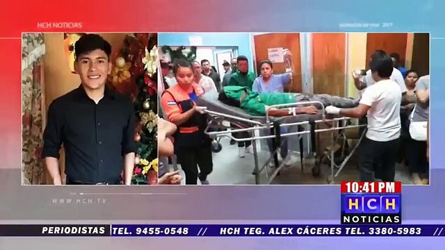 ¡Terrorismo! Desconocidos tiran bomba en rostro de colaborador de Villa Navideña en Choluteca