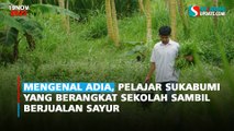 Mengenal Adia, Pelajar Sukabumi yang Berangkat Sekolah Sambil Berjualan Sayur