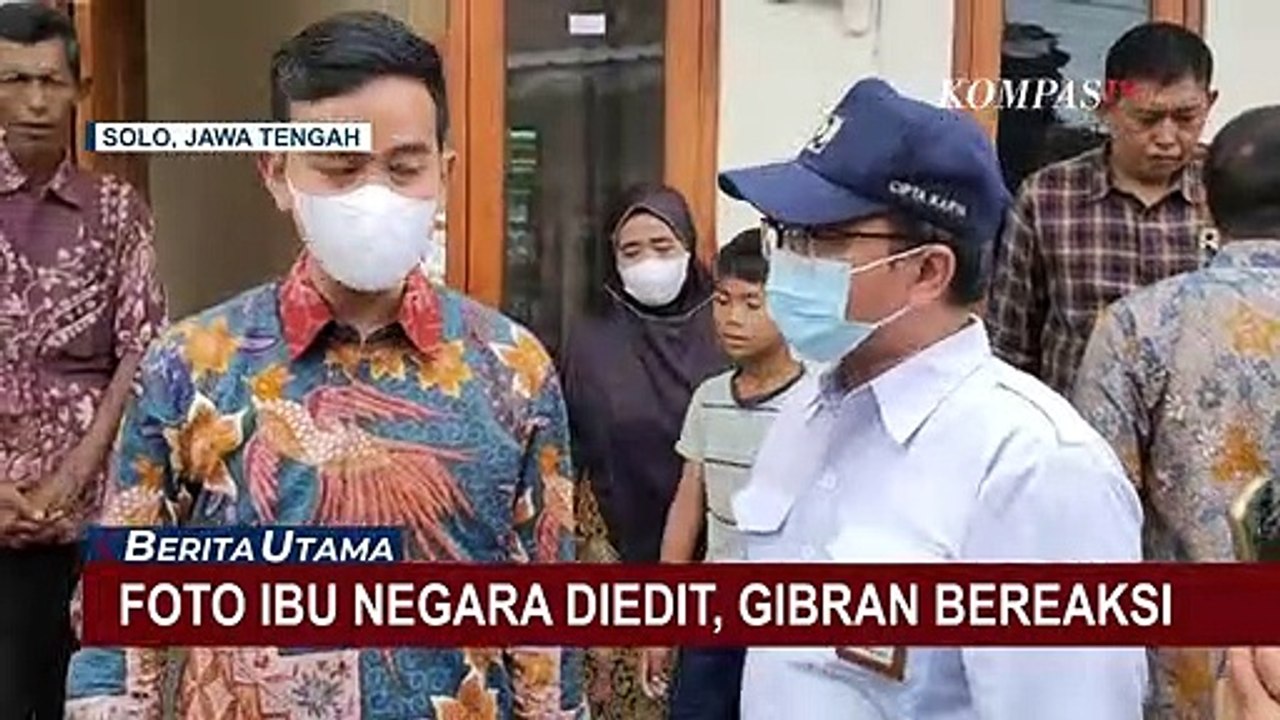 Foto Ibu Negara Diedit, Gibran: Asal Ngomong di Twitter, Bikin Malu!