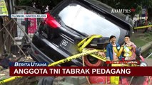 Hilang Kendali di Jalan Raya, Anggota TNI di Palembang Tabrak Pedagang Gorengan dan Tambal Ban!