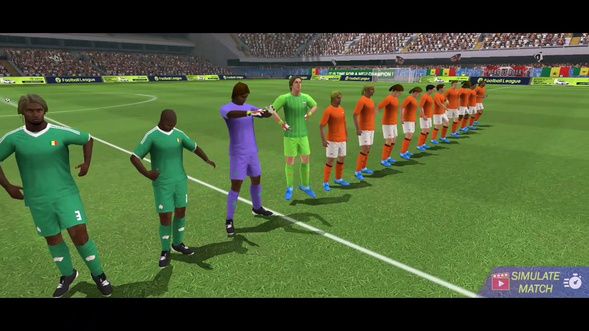 Football League 2023 International Match Gameplay - Netherlands Vs Senegal