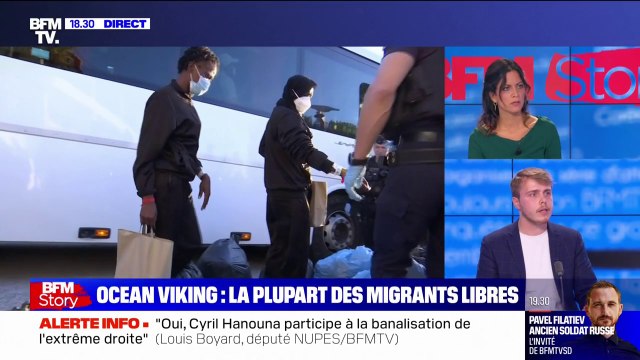 Louis Boyard, député insoumis du Val-de-Marne, à propos de l'Ocean Viking: Il y a une crise de l'accueil car la loi est mal faite