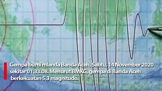 BMKG: Gempa di Banda Aceh Tidak Berpotensi Tsunami