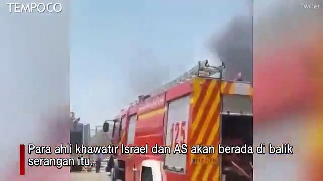 Kebakaran Dahsyat di Pelabuhan Iran Dekat PLT Nuklir, Disebut Sabotase