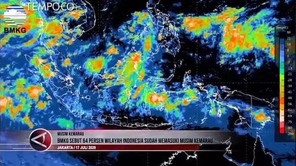 BMKG: 64 Persen Wilayah Indonesia Memasuki Musim Kemarau