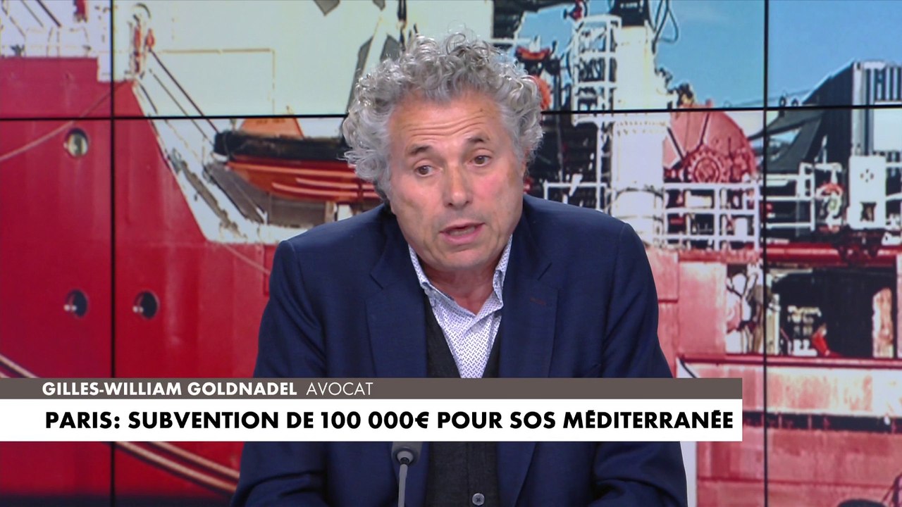 Gilles-William Goldnadel sur la mairie de Paris : «On ne donne pas 100.000€ à SOS Méditerranée»