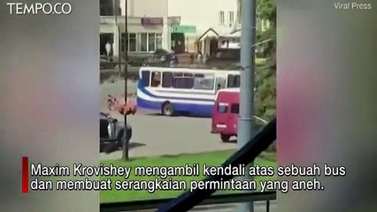 Mengerikan, Detik-detik Penyanderaan Bus Sekolah, Tuntutannya Aneh