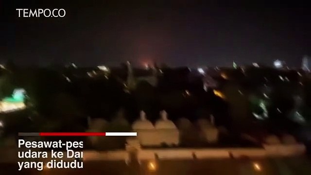Sistem Pertahanan Udara Suriah Hadapi Serangan Rudal Israel atas Damaskus