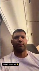 Qatar 2022, Aguero e il volo 'da incubo' verso i Mondiali - Video