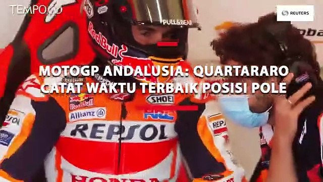 MotoGP Andalusia: Fabio Quartararo Meraih Waktu Terbaik Posisi Pole