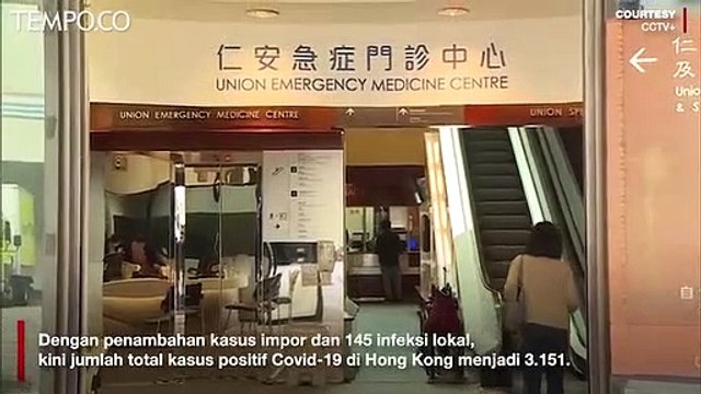 Hong Kong Laporkan 149 Kasus Covid-19 Baru, Total Kasus Capai 3.125