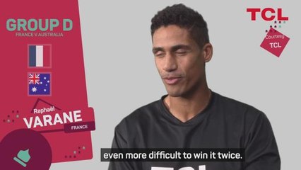 Defending World Cup crown 'a big challenge' - Varane