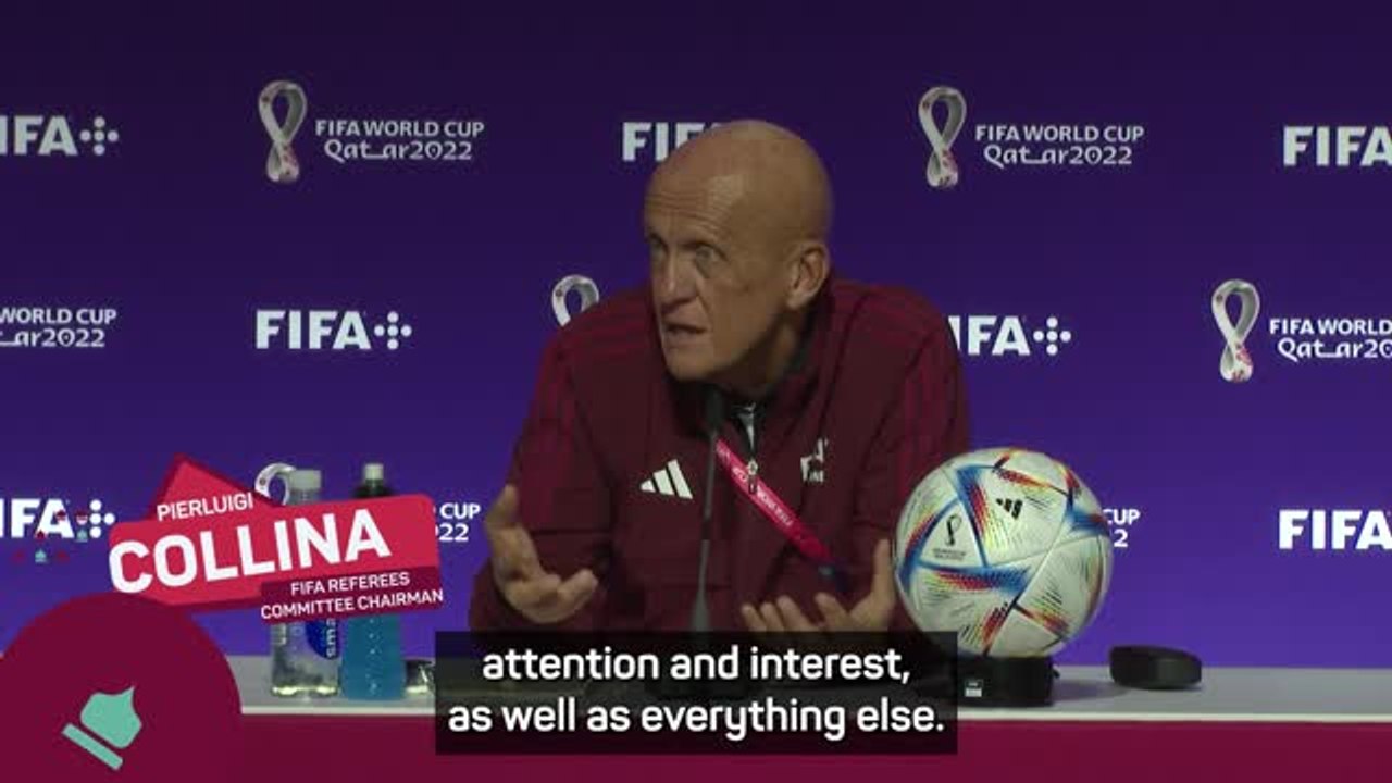 Female refs available for 'all matches' - Collina