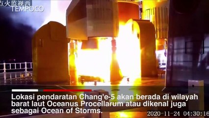 Pesawat Luar Angkasa Cina Chang'e-5 Akan Segera Mendarat di Bulan Ambil Batuan Bulan