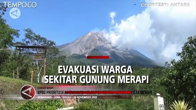Status Gunung Merapi Siaga, Gelombang Evakuasi Mulai Berlangsung, Ini Prioritasnya