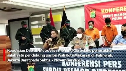 Polisi Tangkap Pelaku Penusuk Pendukung Paslon Walkot Makassar