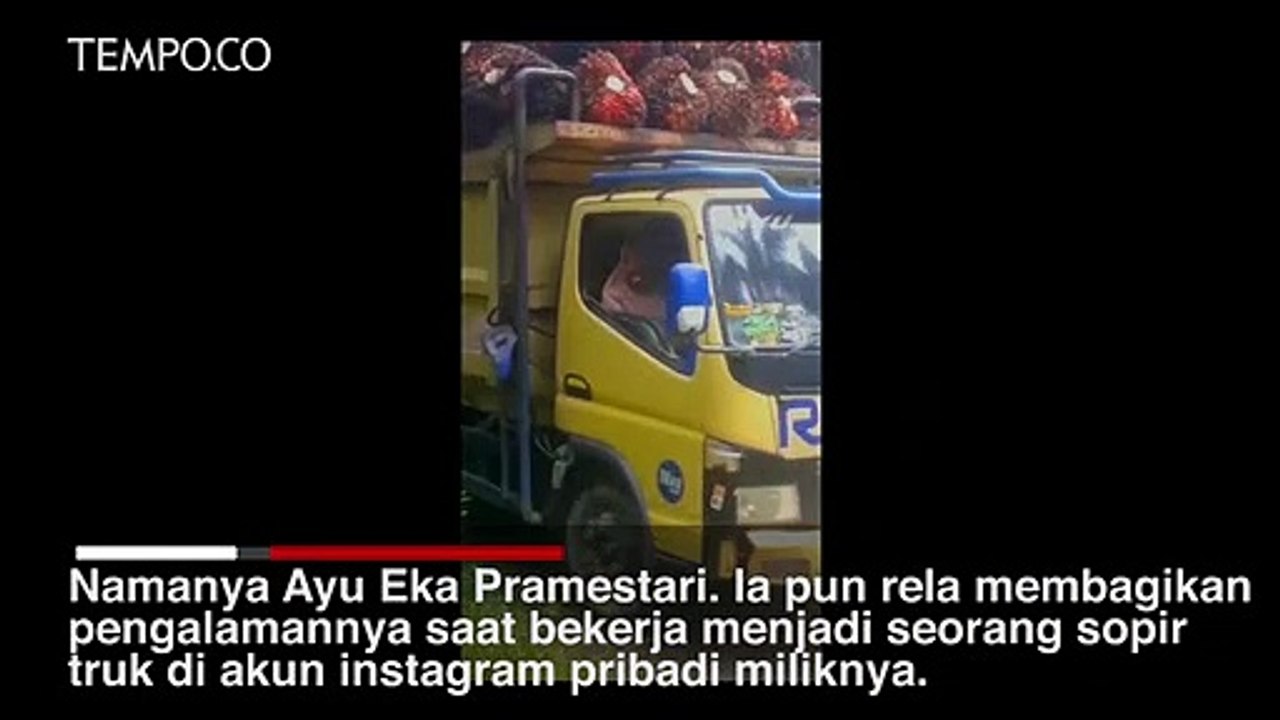 Video Viral, Gadis Berhijab Jadi Sopir Truk: Lelahku untuk Kebahagiaan Orang Tuaku