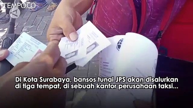 Ribuan Supir Angkutan Umum di Jatim Terima Bansos Tunai