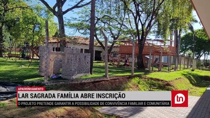 Lar Sagrada Família busca padrinhos afetivos para crianças acolhidas