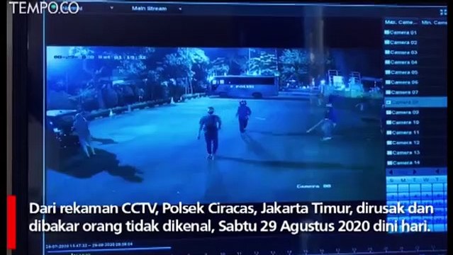 Perusakan Polsek Ciracas, Rekaman CCTV dan Kesaksian Warga
