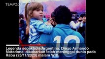 Legenda Argentina Diego Maradona Meninggal Karena Serangan Jantung