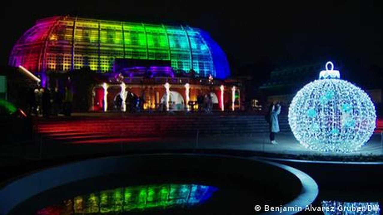 Berlins Weihnachtsgarten: unnützer Energiefresser?