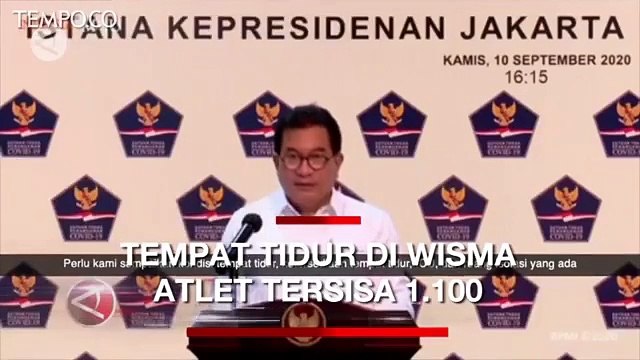 Satgas Penanganan Covid-19 Sebut Ranjang Pasien Wisma Atlet Tersisa 1.100