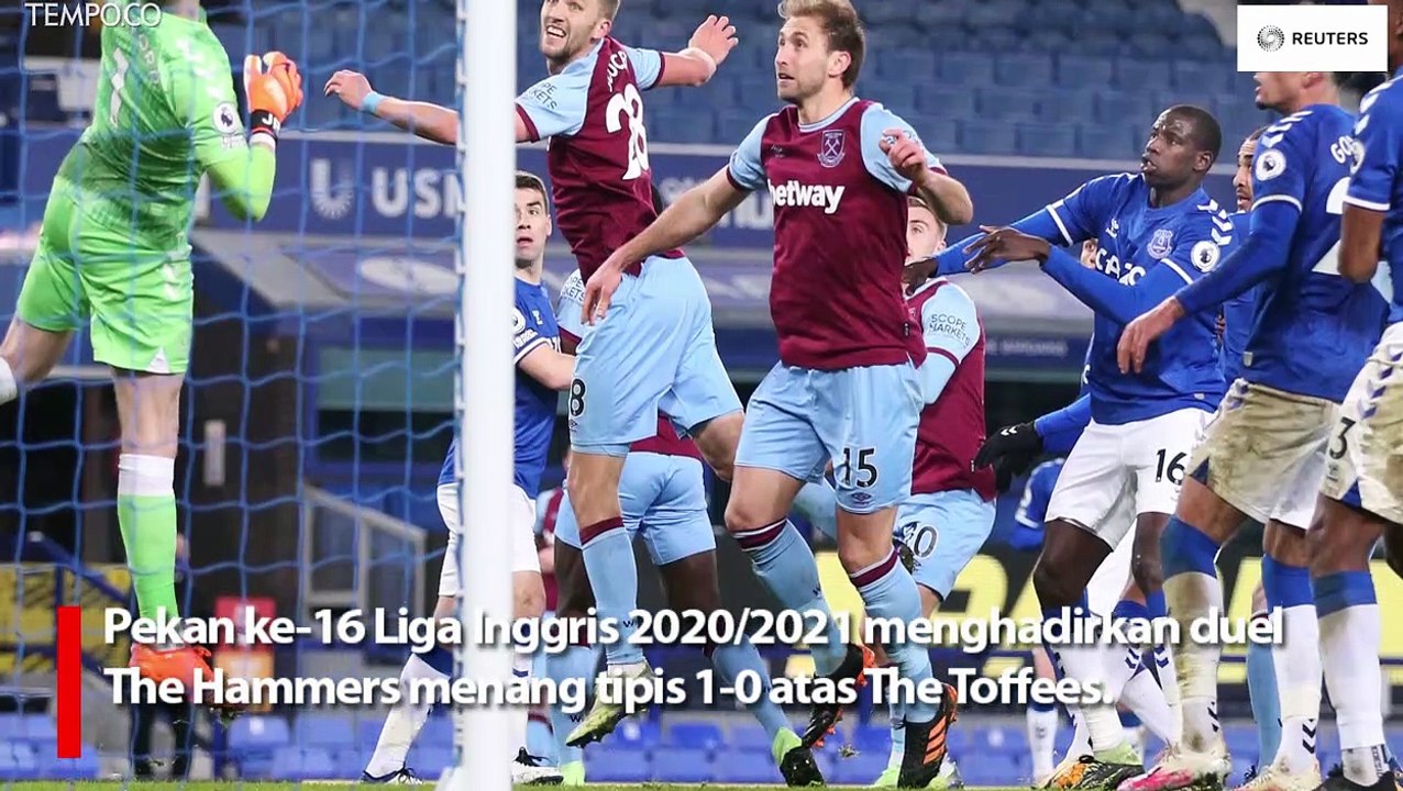 West Ham Menang Tipis 1-0 Lawan Everton