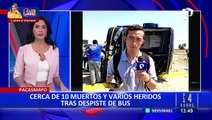 Pacasmayo: despiste de bus interprovincial deja 10 muertos y varios heridos