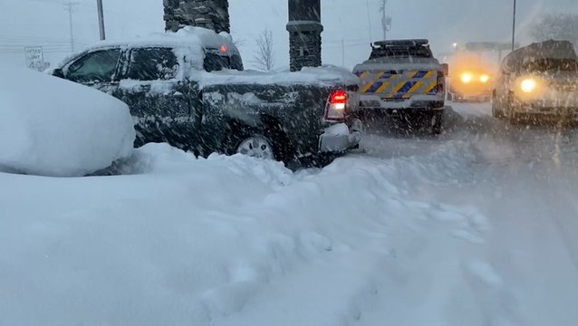 Snow buries communities near Buffalo