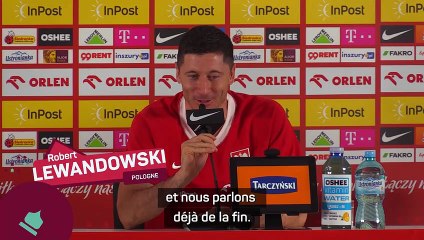 Pologne - Lewandowski : "Si c'est ma dernière Coupe du monde ? Je ne sais pas"