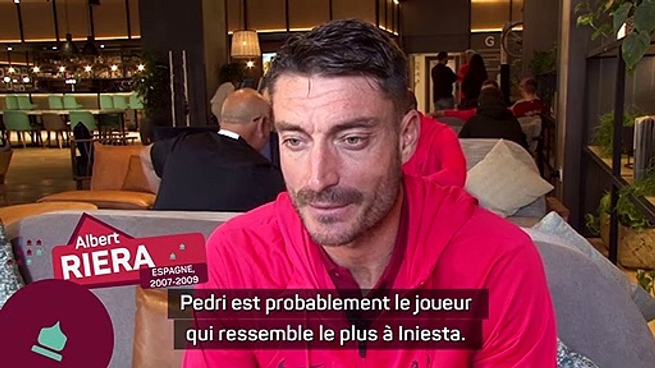 Espagne - Riera : “Pedri nous rappelle Andrés Iniesta”