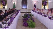 ولي العهد السعودي يلتقي مع رئيس وزراء تايلاند بعد إعادة العلاقات الدبلوماسية