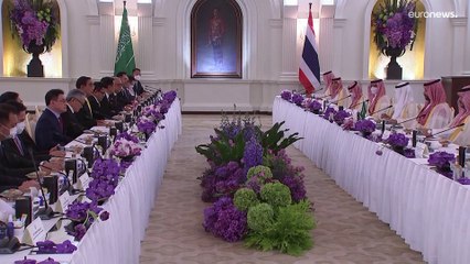 ولي العهد السعودي يلتقي مع رئيس وزراء تايلاند بعد إعادة العلاقات الدبلوماسية