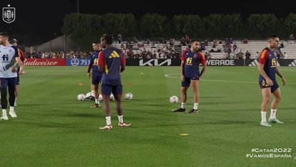 Entrenamiento Selección en Qatar