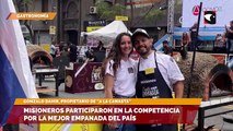 Misioneros participaron en la competencia por la mejor empanada del país