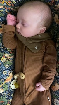 Baby Makes Beeping Noise in His Sleep