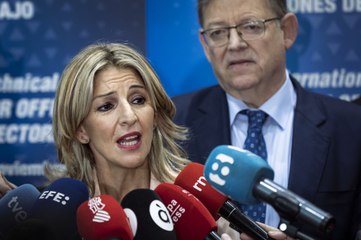 Yolanda Díaz: "Tenemos más de 200 mil personas en paro en el sector de la construcción"