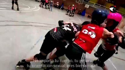Patinadoras de roller derby apuntan a la defensa de la inclusión en su deporte