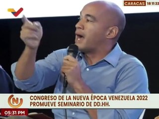Gob. Héctor Rodríguez participa en el Congreso de la Nueva Época Venezuela 2022