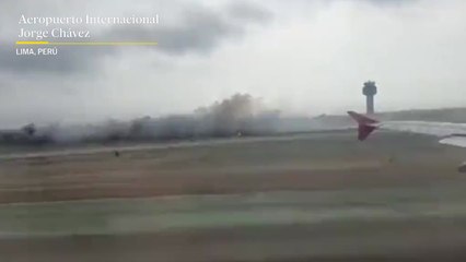 Un ACCIDENTE aéreo en el aeropuerto de Lima | El País