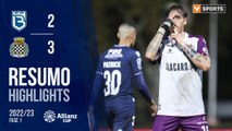 Highlights: BSAD 2-3 Boavista (Taça da Liga 22/23 - Fase 3 - Jornada 1)